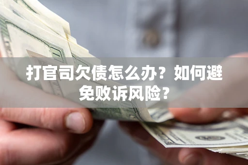 北京打官司欠债怎么办？如何避免败诉风险？