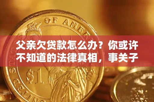 北京父亲欠贷款怎么办？你或许不知道的法律真相，事关子女未来