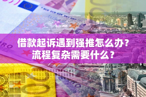 北京借款起诉遇到强推怎么办？流程复杂需要什么？