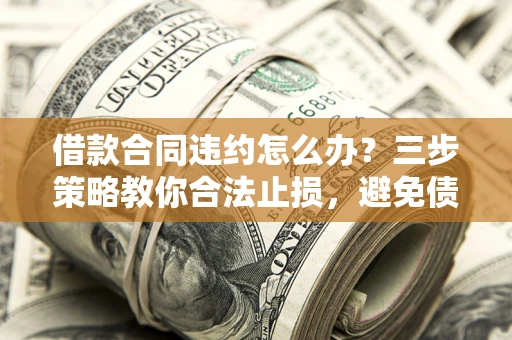 北京借款合同违约怎么办？三步策略教你合法止损，避免债务危机升级
